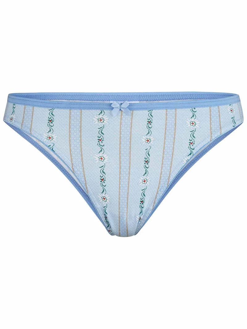 Tanga, String Luzia, EDELWEISS, in blau oder pink