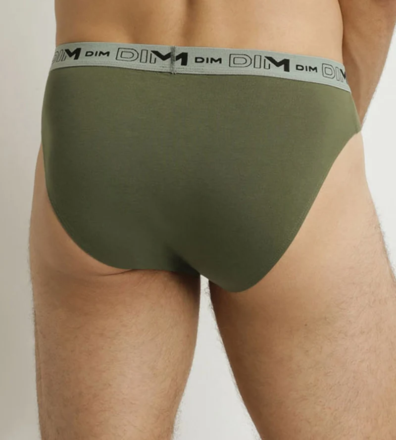 3er-Pack Herren-Slips Blau Grau Grün Baumwolle Stretch Bio