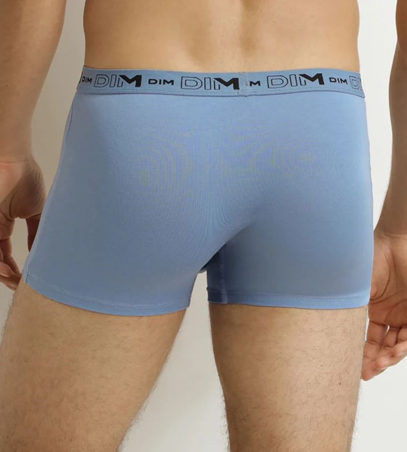 3er-Pack Boxershorts für Männer Grau Blau Schwarz Baumwolle Stretch Bio