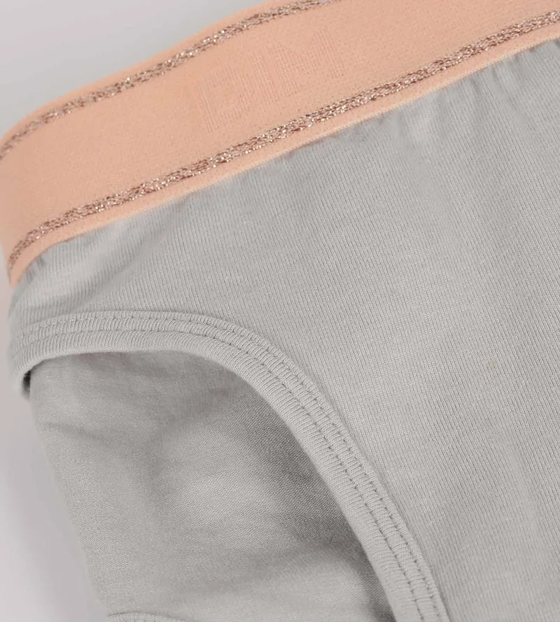 Shorty für Mädchen Grau und Rosa Dim Sport