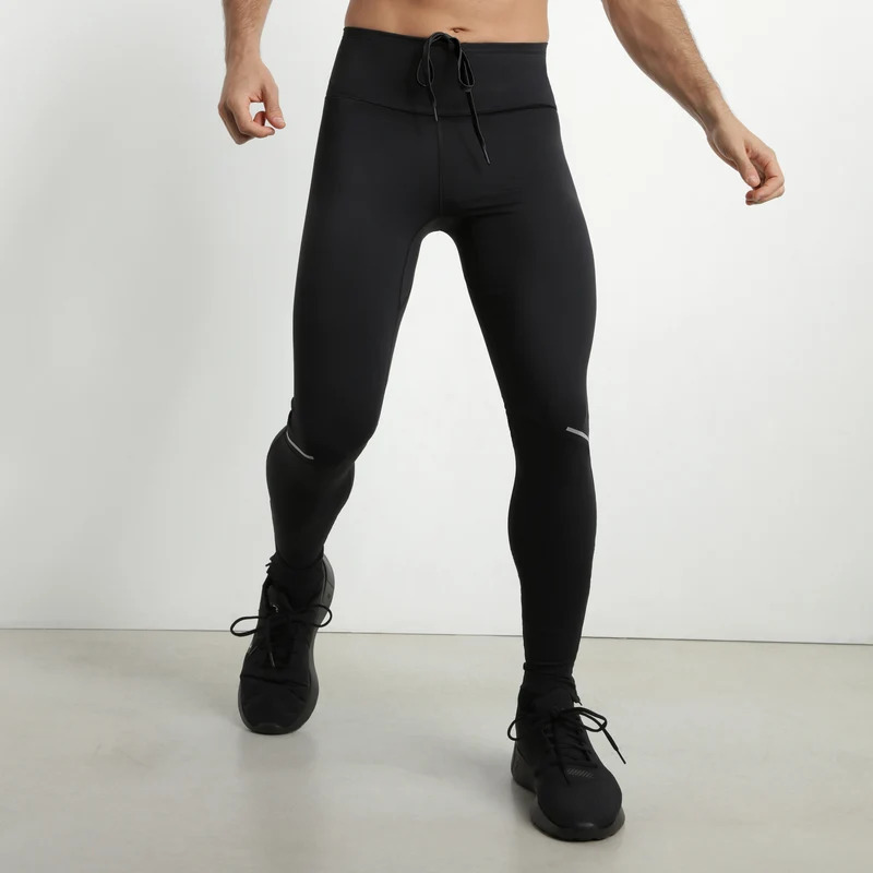Dim Move verstellbare Sportleggings für Herren aus Mikrofaser in Schwarz