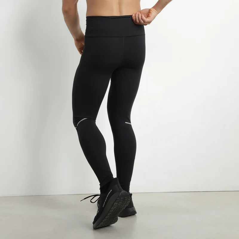 Dim Move verstellbare Sportleggings für Herren aus Mikrofaser in Schwarz