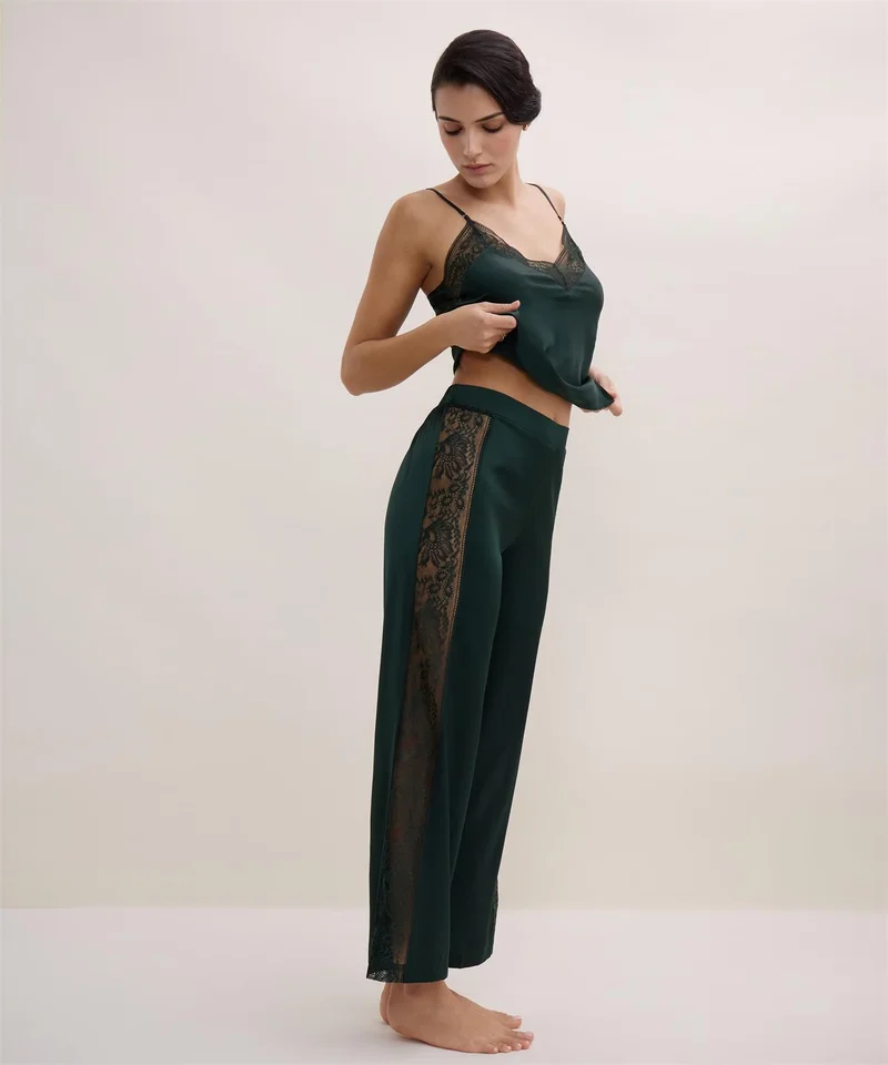 Aubade – Midnight Whisper Trousers Mysterious Green