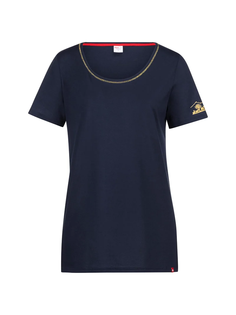 Shirt kurzarm, dunkelblau, SCHWINGER