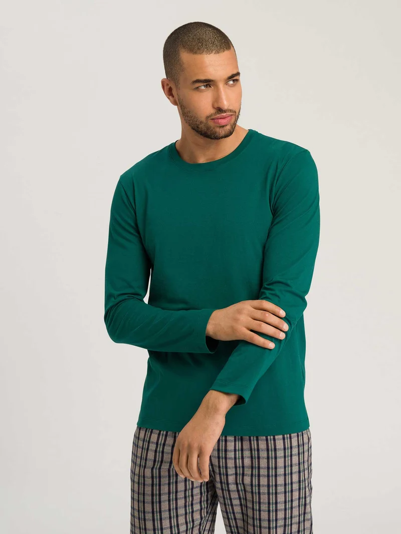 Shirt langarm LIVING SHIRTS, O-Neck, Outlet! Grösse M