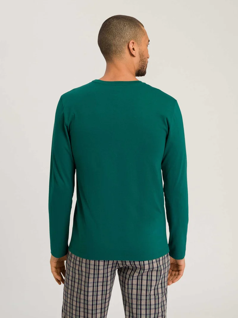 Shirt langarm LIVING SHIRTS, O-Neck, Outlet! Grösse M