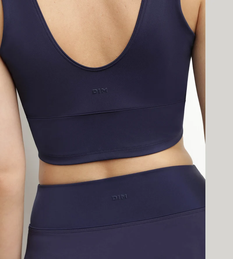 Damen-Sportshortrock aus Mikrofaser Nachtblau Dim Move