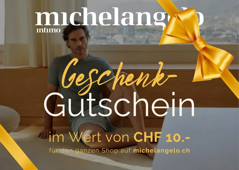 Geschenkgutschein für ihn im Wert von CHF 10.- bis CHF 200.-
