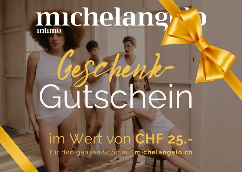 Geschenkgutschein für ihn im Wert von CHF 10.- bis CHF 200.-