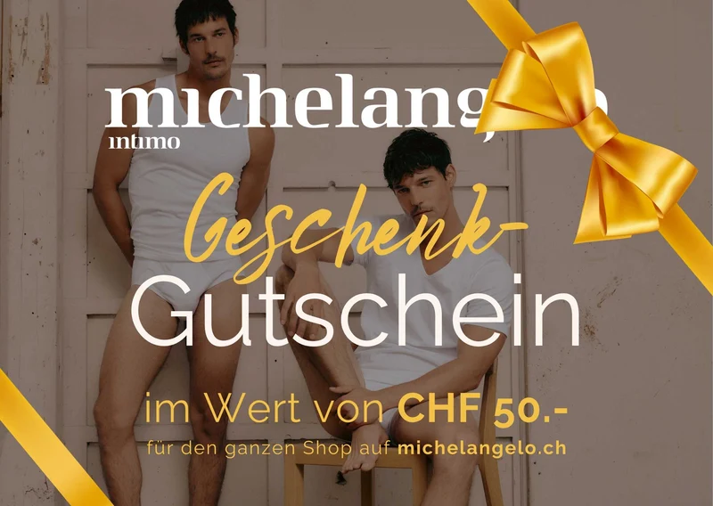 Geschenkgutschein für ihn im Wert von CHF 10.- bis CHF 200.-