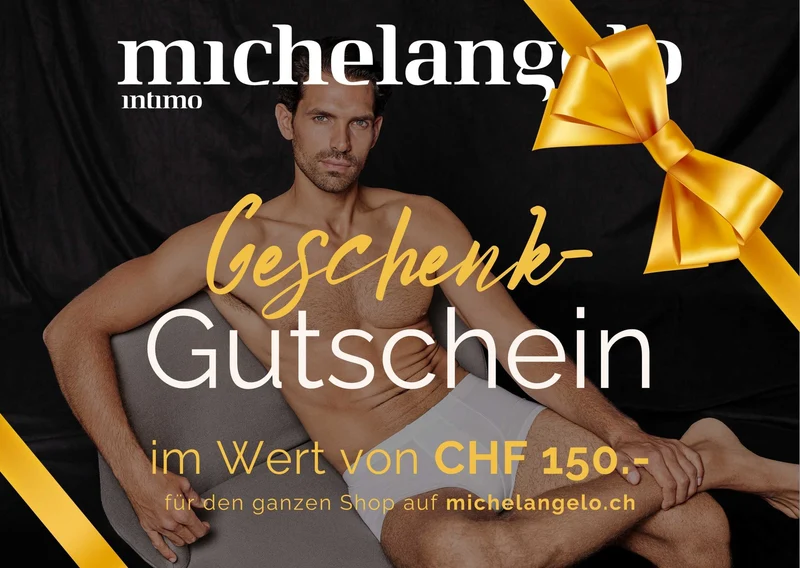 Geschenkgutschein für ihn im Wert von CHF 10.- bis CHF 200.-