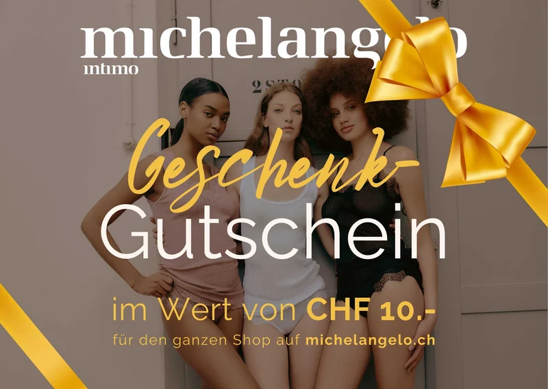 Geschenkgutschein für sie im Wert von CHF 10.- bis CHF 200.-