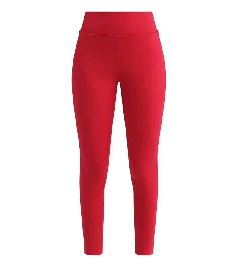 Dim Move Sportleggings für Frauen aus formender Mikrofaser in Rot