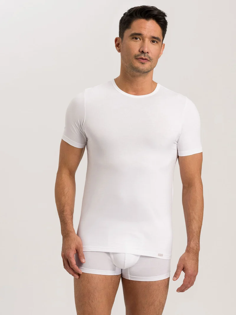 Shirt mit Rundhalsausschnitt, im Doppelpack, COTTON ESSENTIALS