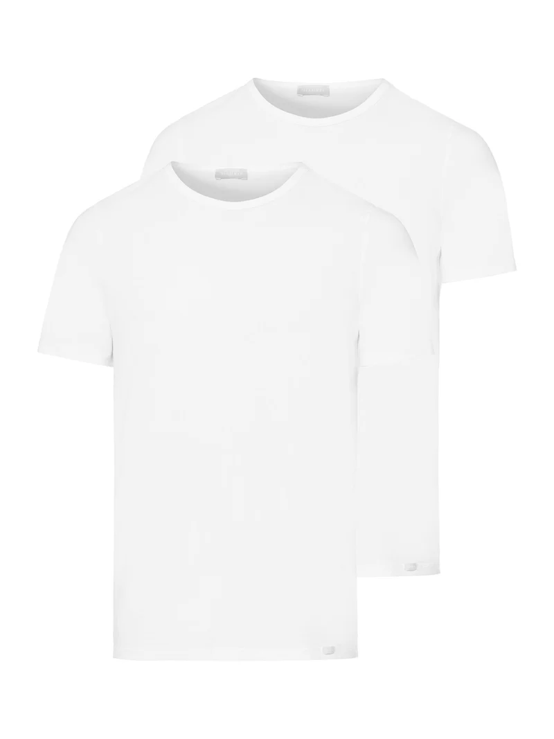 Shirt mit Rundhalsausschnitt, im Doppelpack, COTTON ESSENTIALS