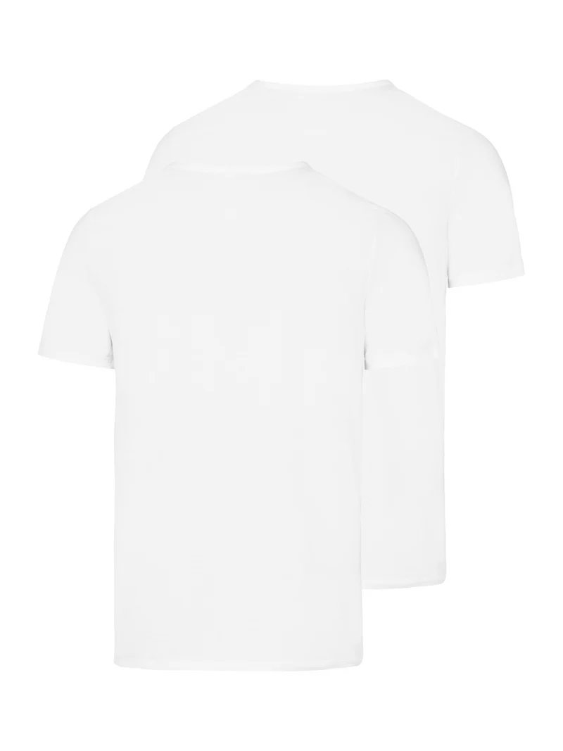 Shirt mit Rundhalsausschnitt, im Doppelpack, COTTON ESSENTIALS