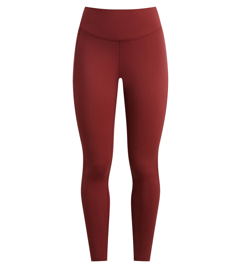 Dim Move Sportleggings für Frauen aus formender Mikrofaser in Bordeaux