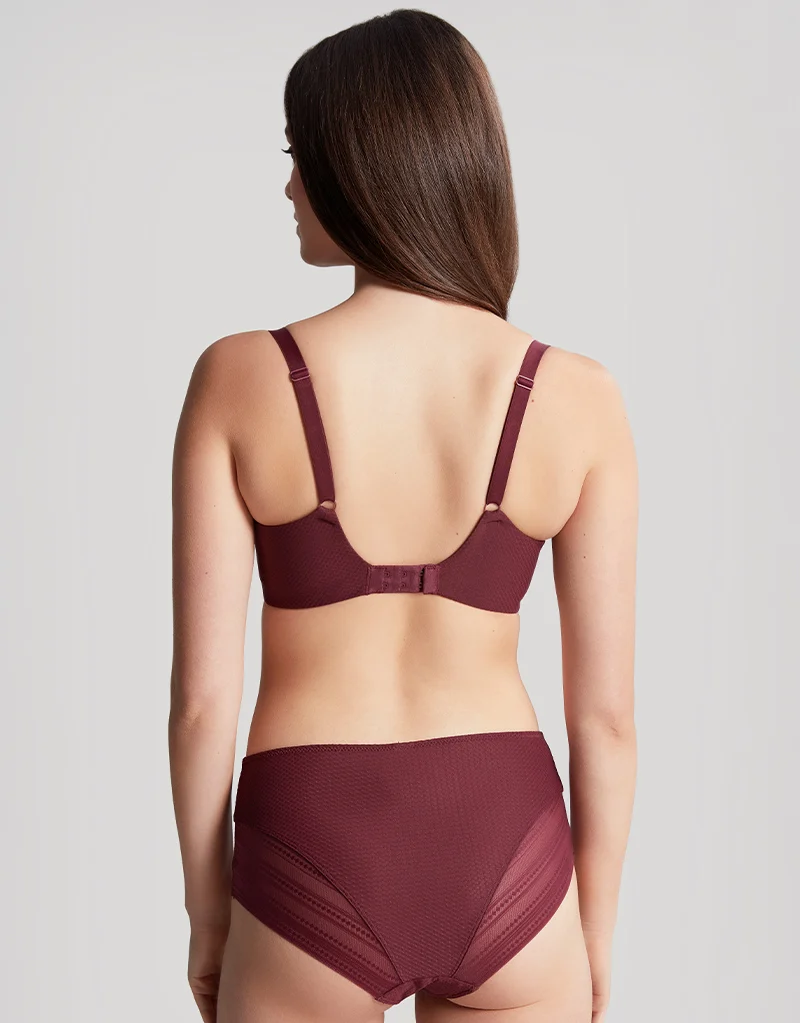Panache Serene Deep Brief Dark Cherry