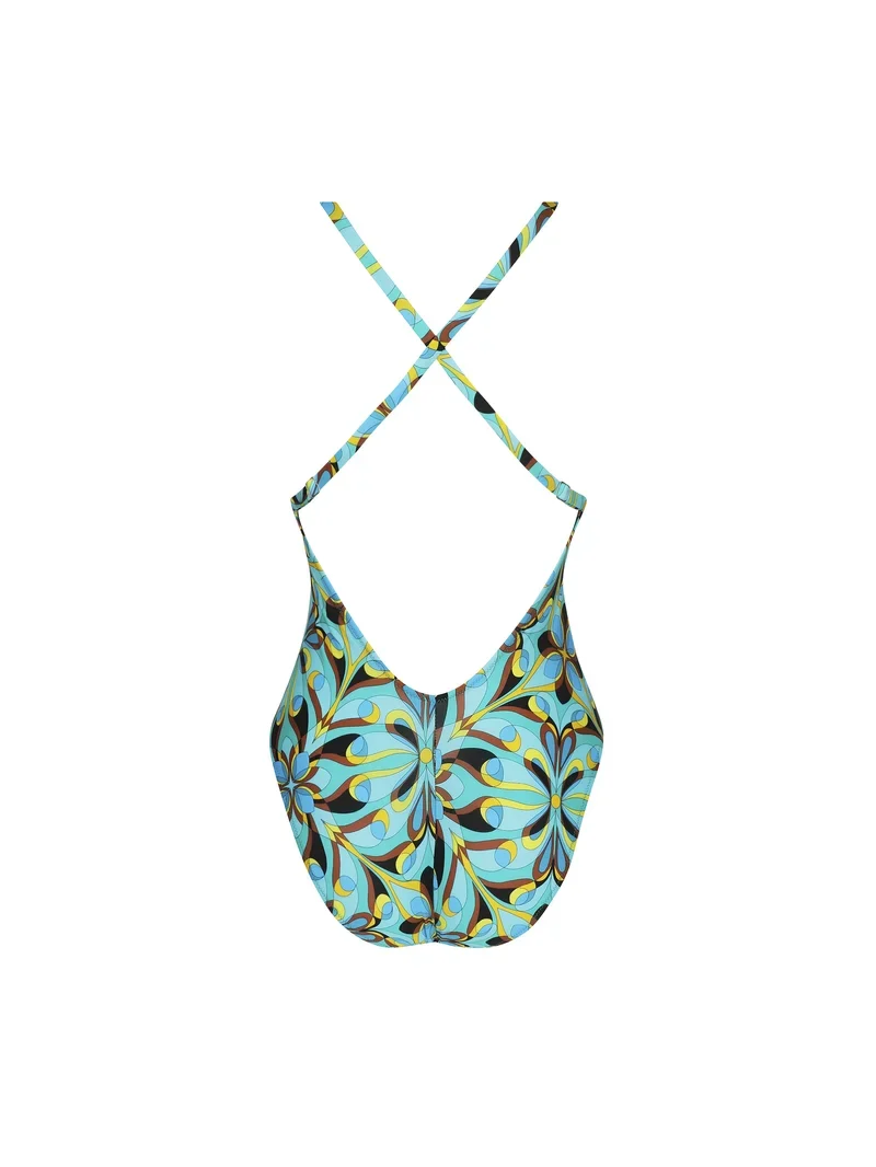 Antigel Bademode von Lise Charmel - La Psychedelique Multi-Position Wireless Badeanzug Bleu Vibrant