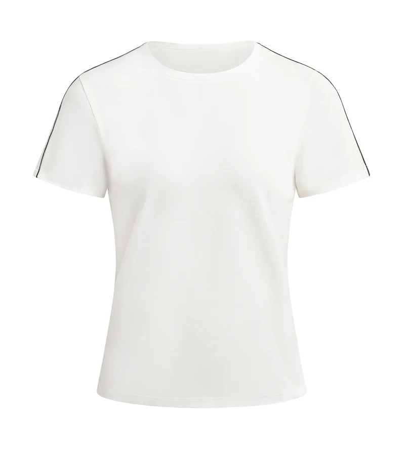 Dim Move thermoregulierendes Damen-Sport-T-Shirt aus Jersey in Ecru