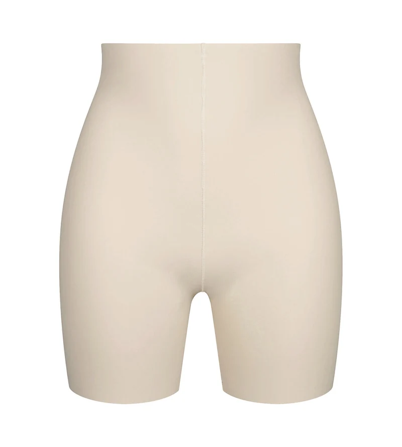 Hautfarbener nahtloser Mikrofaser-Radlerhose für Damen – DIM Silhouette Invisible