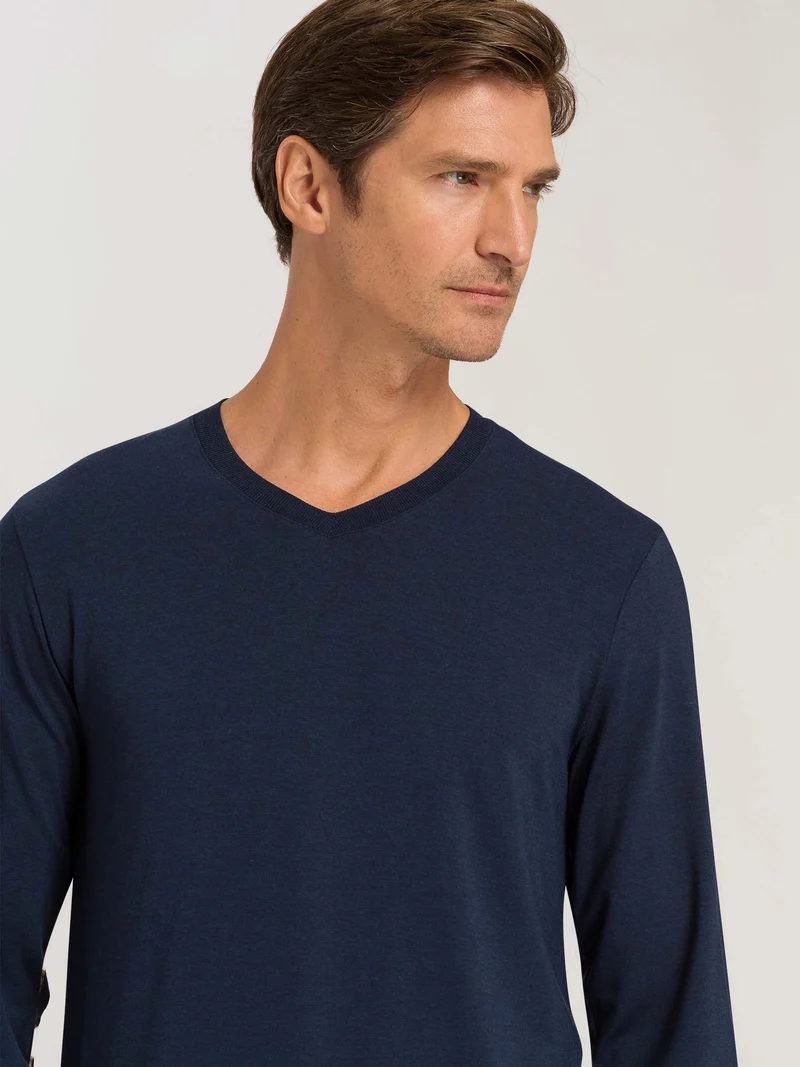 Shirt langarm mit V-Ausschnitt CASUALS