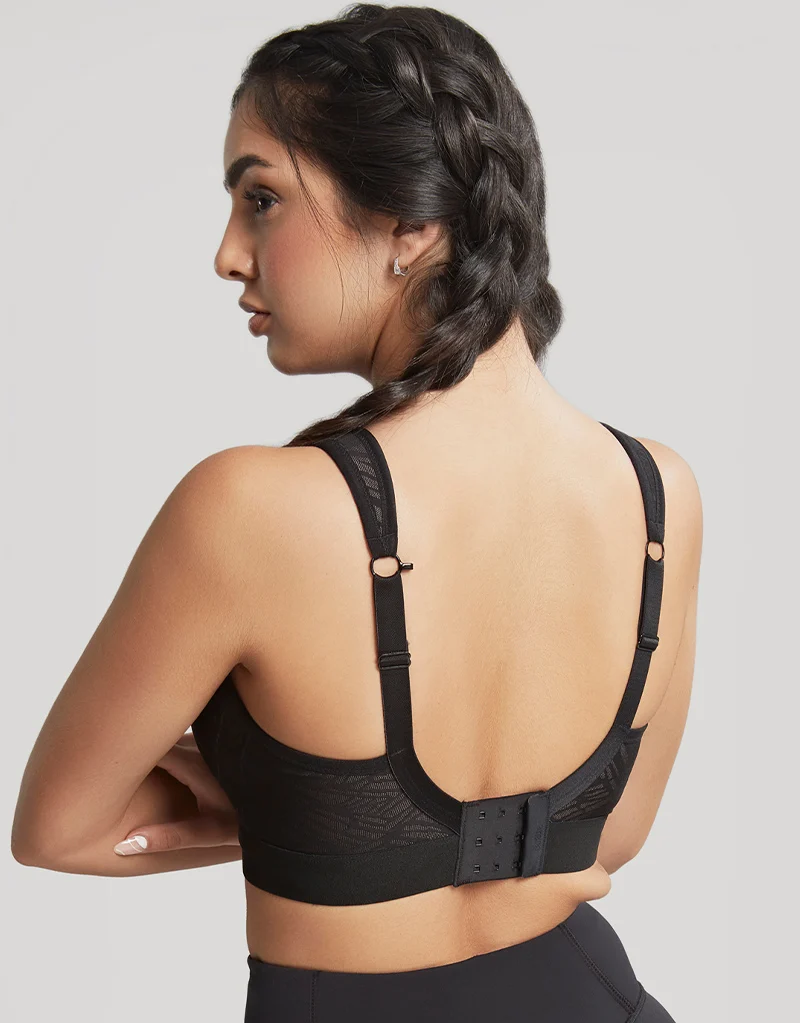 Panache Non Wired Sports Bra Black/Latte