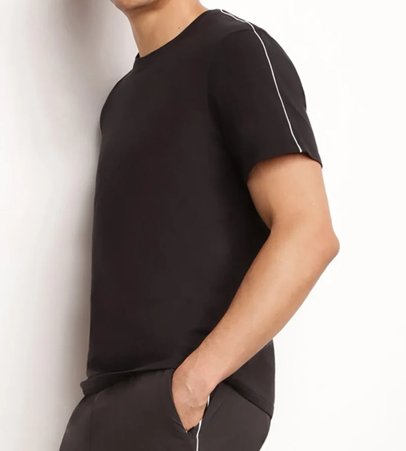 Thermoregulierendes Sport-T-Shirt für Herren aus Jersey Black Dim Move
