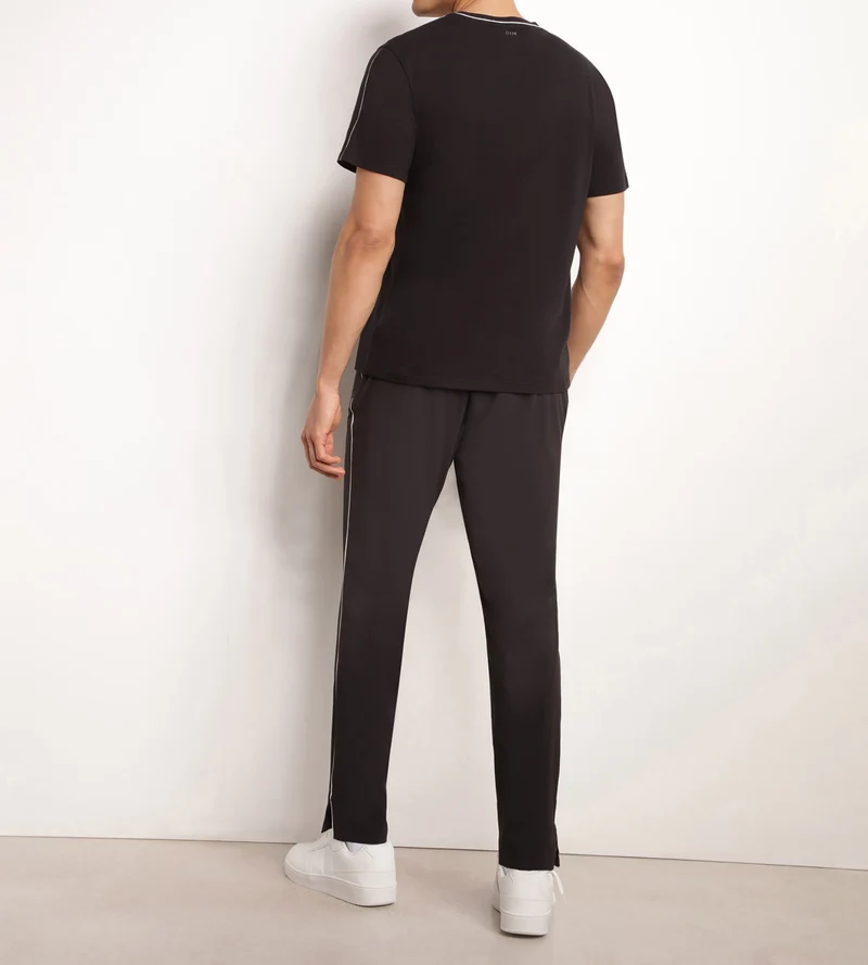 Thermoregulierendes Sport-T-Shirt für Herren aus Jersey Black Dim Move
