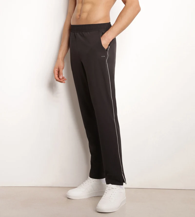 Chino-Sporthose für Herren aus Stretch-Jersey Black Dim Move