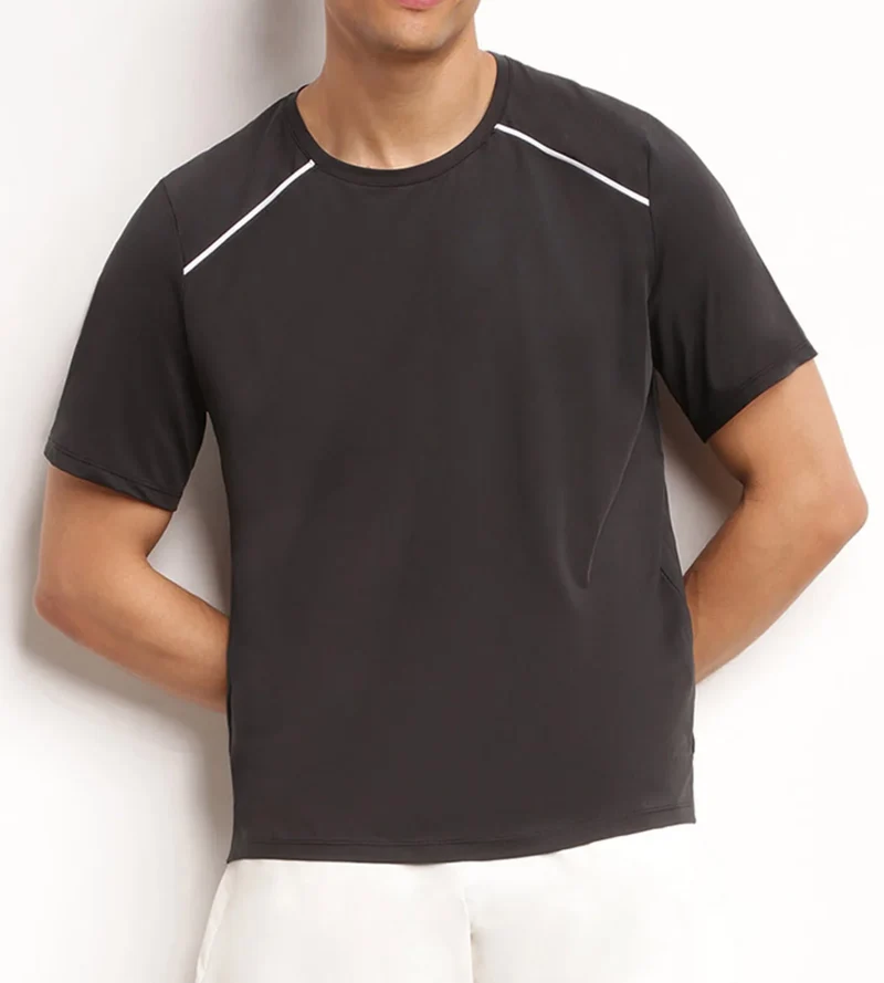 Atmungsaktives Sport-T-Shirt für Herren Black Dim Move