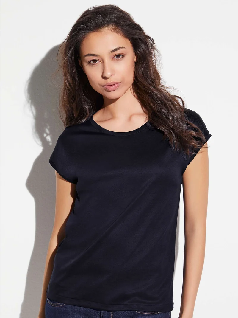 T-Shirt O-Neck mit lockerer Passform, SEA ISLAND