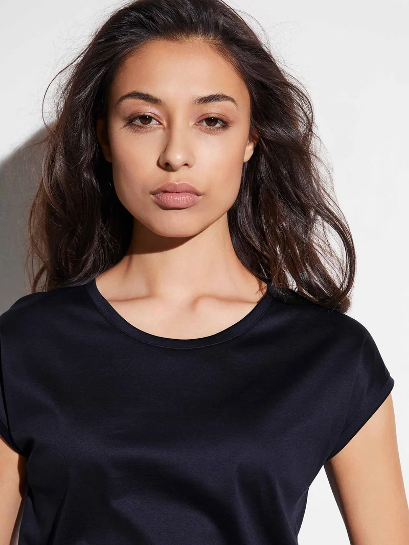 T-Shirt O-Neck mit lockerer Passform, SEA ISLAND