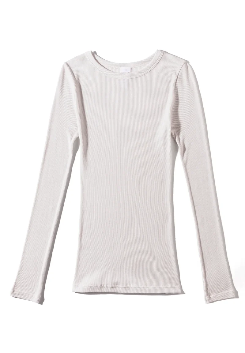Long Shirt, Rundhals, WOOL & SILK