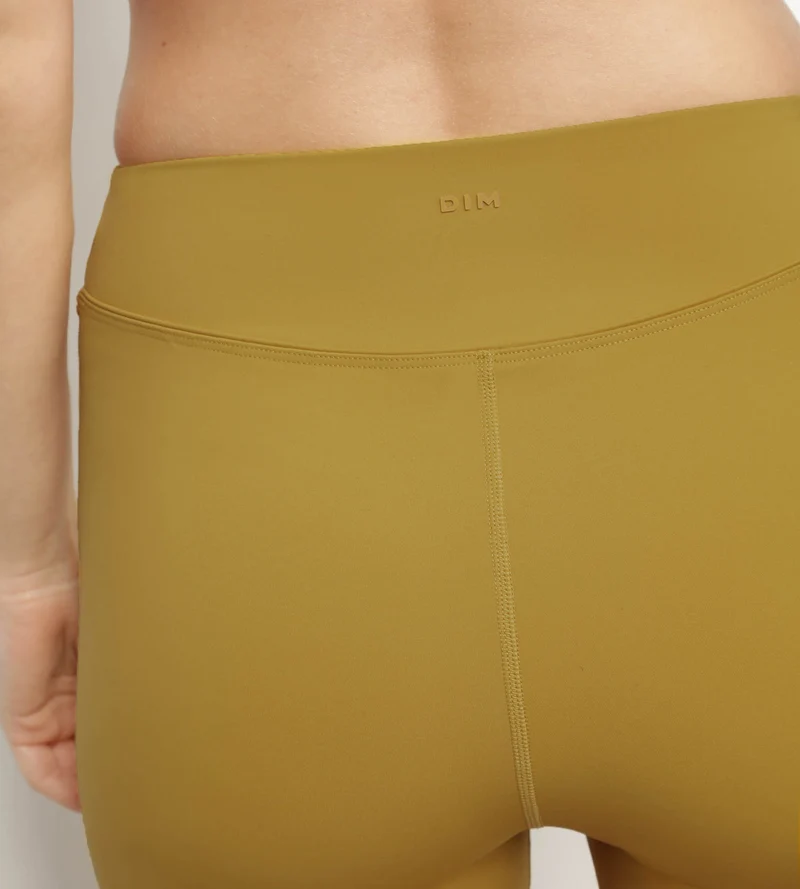 Sportshorts für Damen aus olivgrüner formender Mikrofaser Dim Move