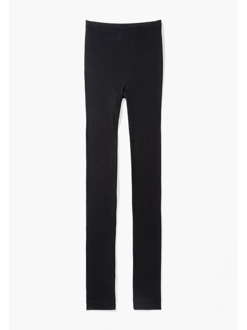 Leggings in Feinripp WOOL & SILK