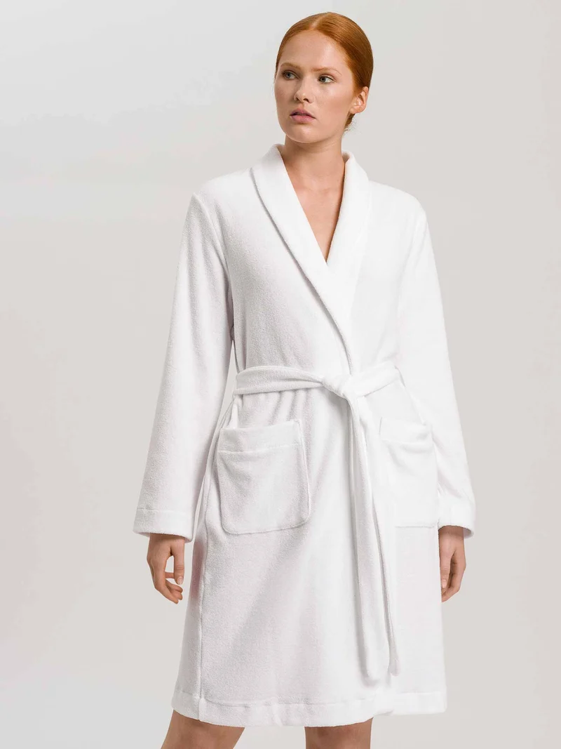 Bademantel aus Plüsch-Frottee, Robe, Länge 100cm, ROBE SELECTION