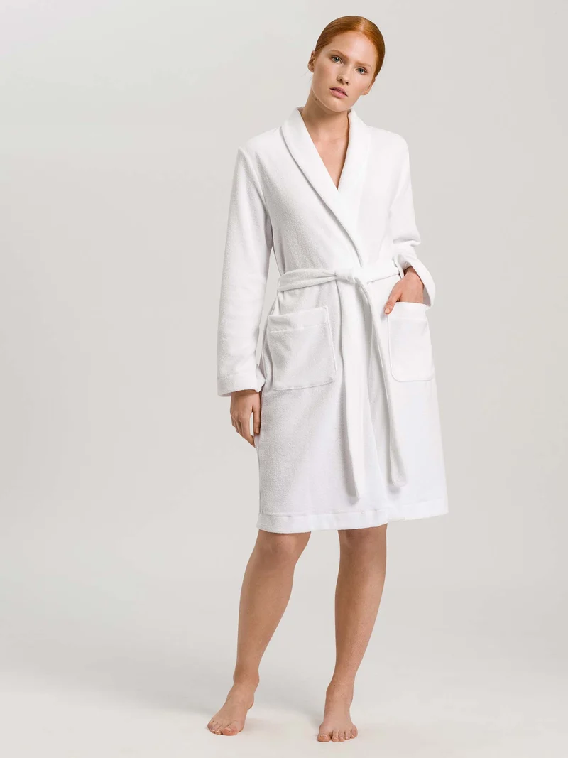 Bademantel aus Plüsch-Frottee, Robe, Länge 100cm, ROBE SELECTION