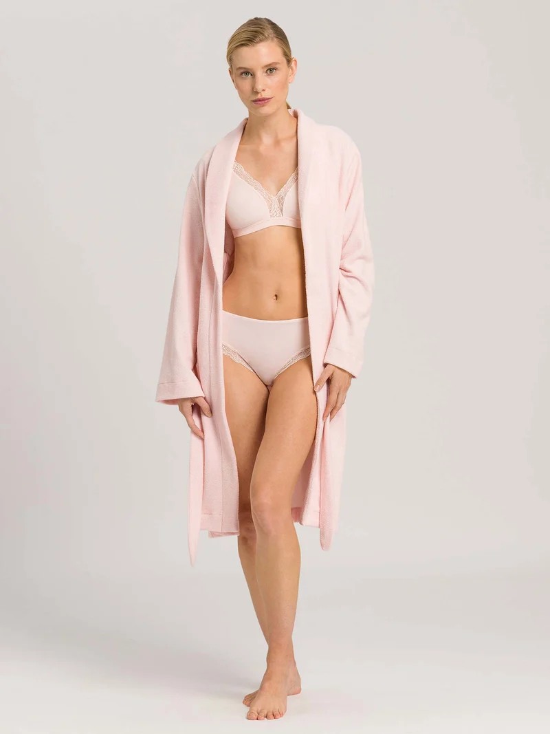 Bademantel aus Plüsch-Frottee, Robe, Länge 100cm, ROBE SELECTION