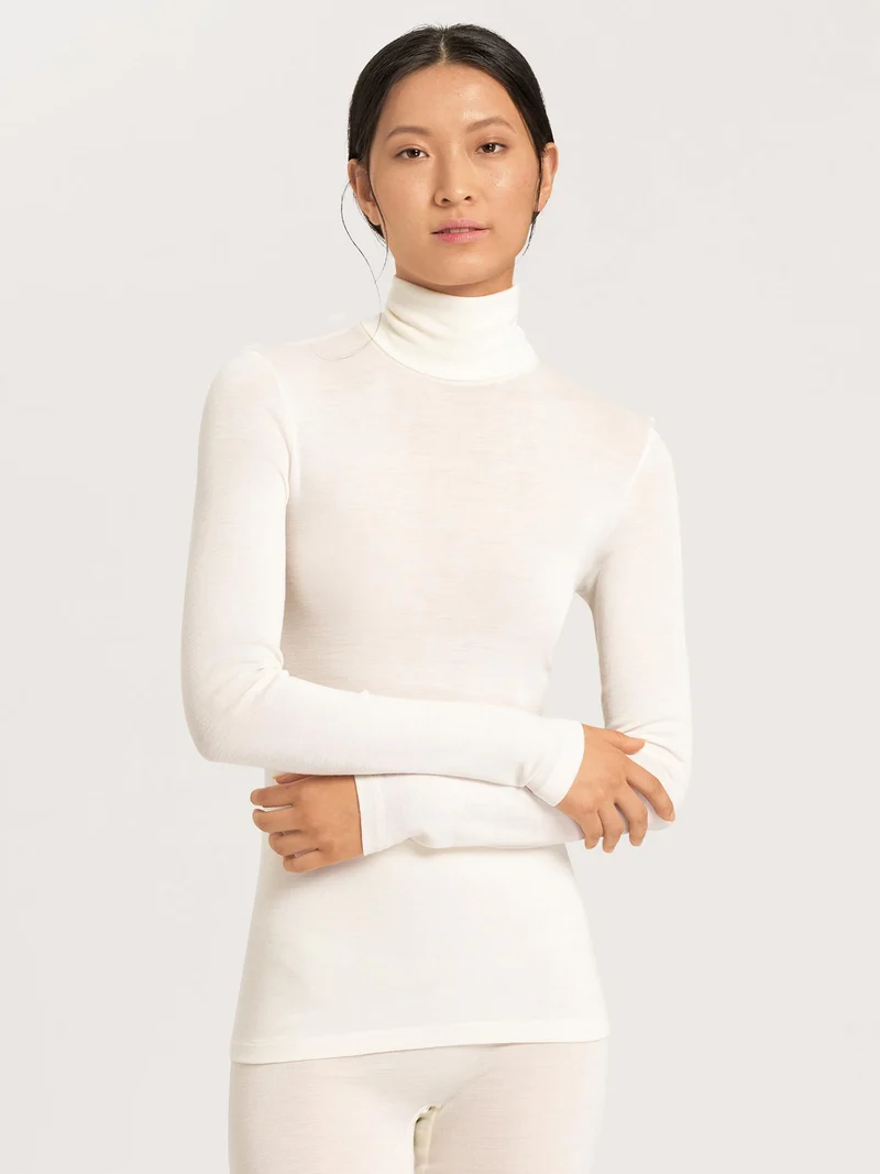 Turtleneck, Rollkragen Shirt WOOLEN SILK
