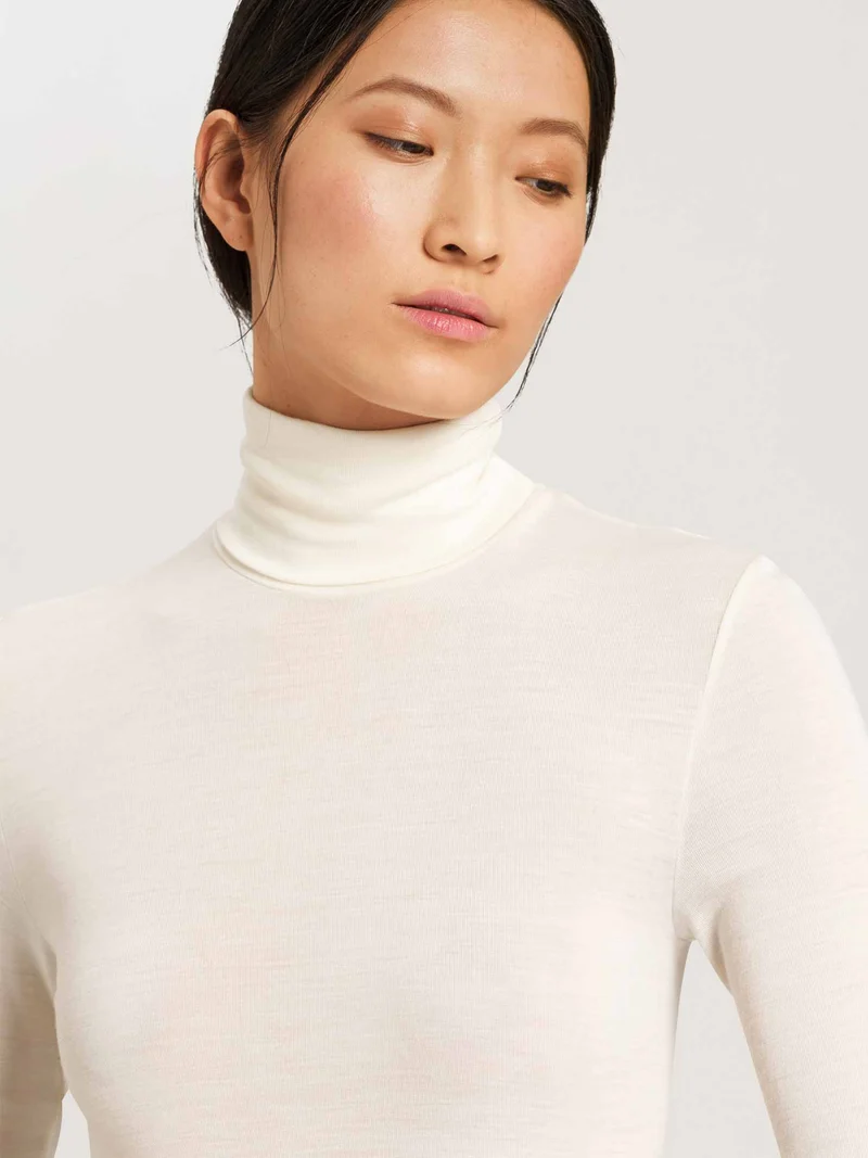 Turtleneck, Rollkragen Shirt WOOLEN SILK