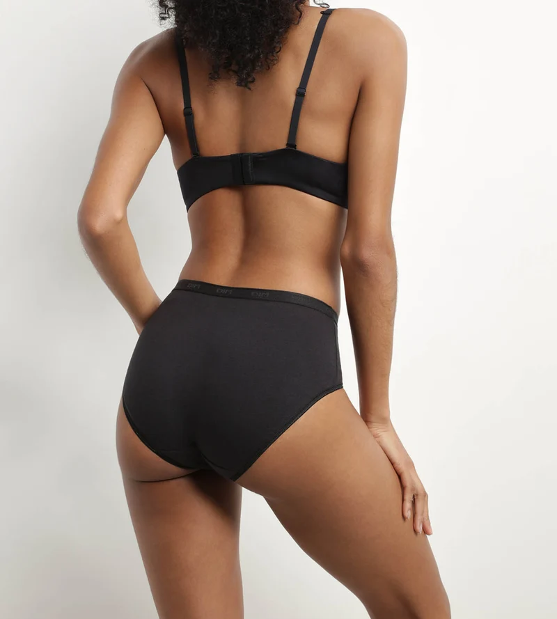 Schwarzer Push-up-BH aus Mikrofaser - Comfort Collection