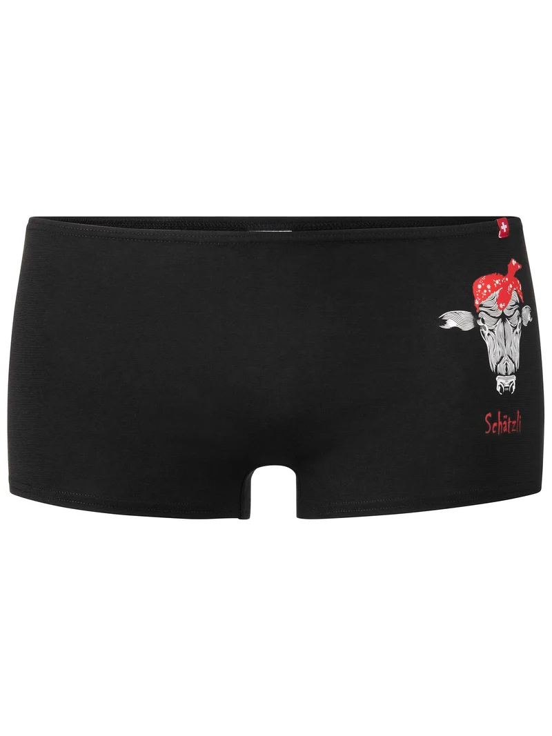 Panty Lucy, schwarz, SCHWINGER, mit Schätzli-Aufdruck