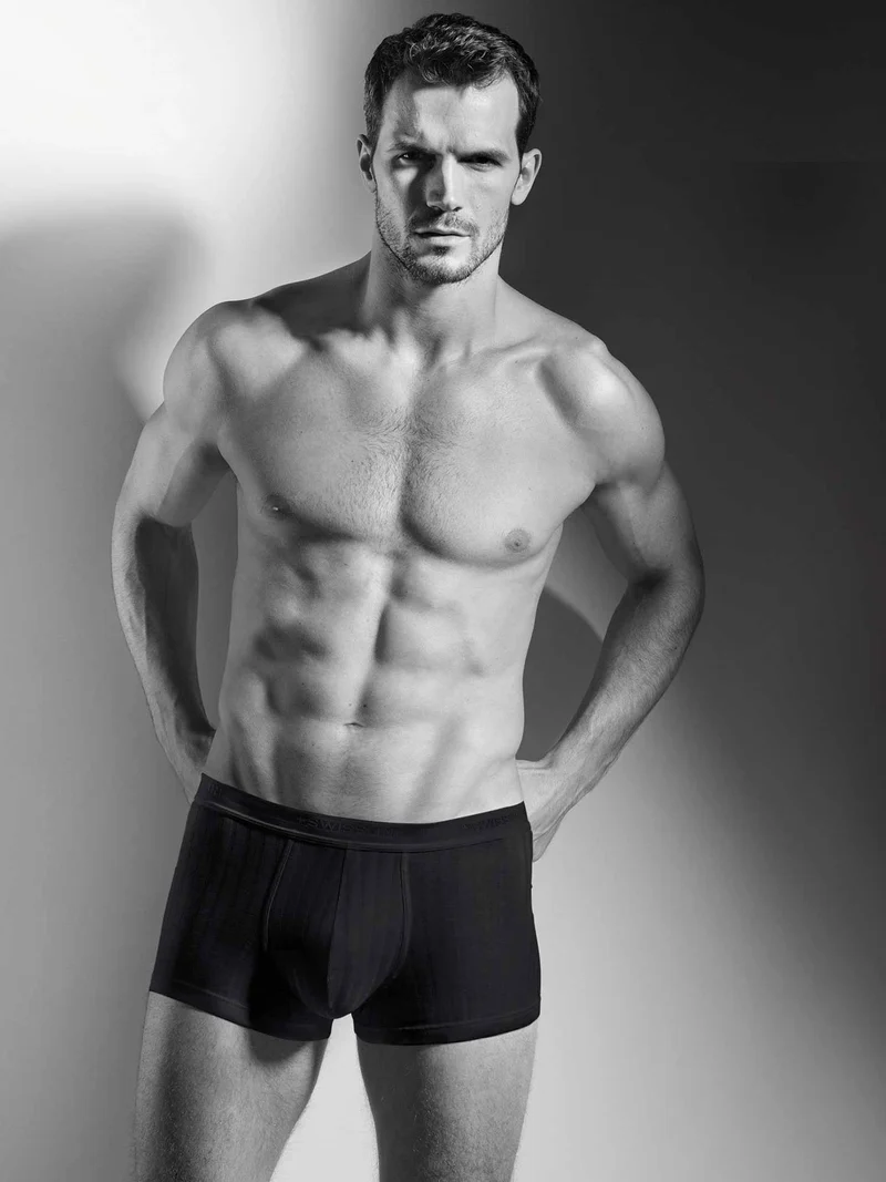 Boxer Pant "Alex" SWISSLINE STRIPED, mit Nadelstreifen