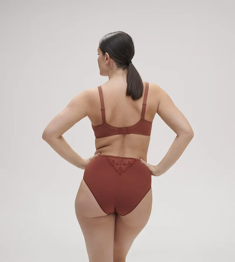 Simone Perele - Andora High Waist Brief Panty Canyon Brown