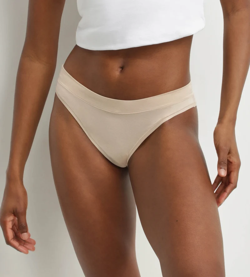 Damen-Slip aus Modal-Baumwolle, Kollektion Nude Dim Comfort