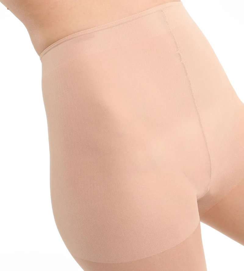 Transparente Strumpfhose 15D mit Nude-Effekt in Sand - DIM Sublim