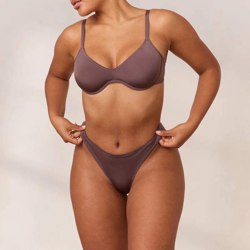 Barely There Plunge Bra - Damson
