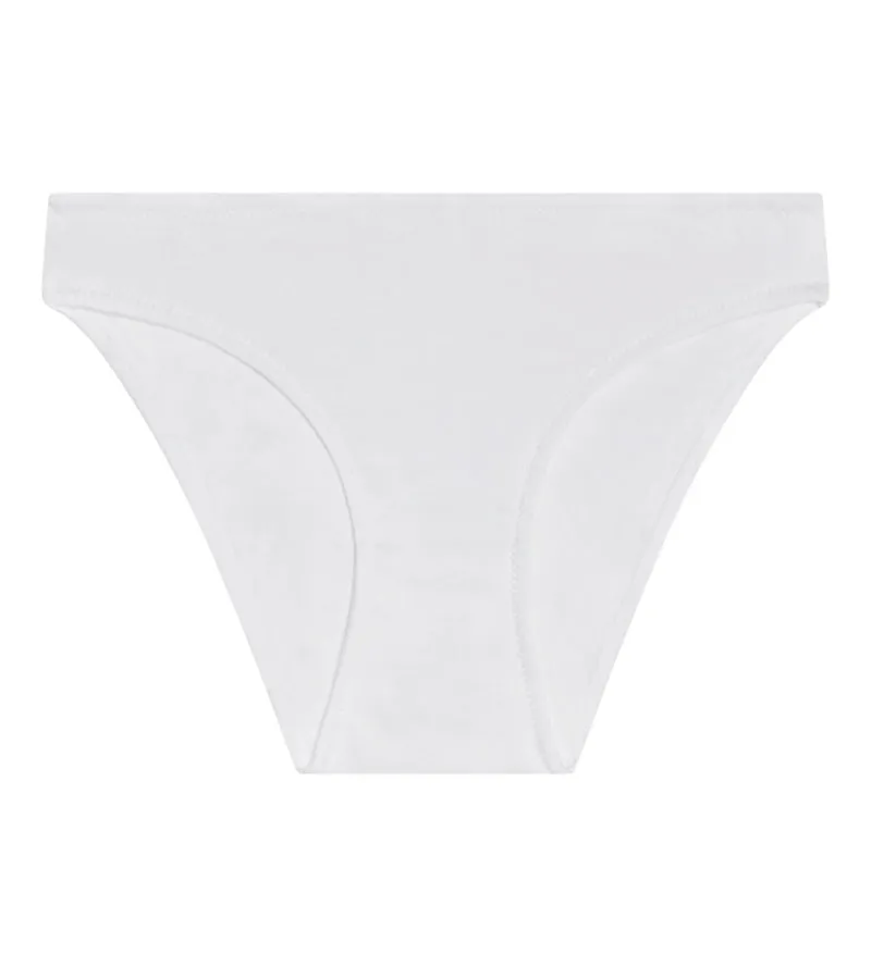 Weißer Komfort-Slip aus Baumwolle - EcoDIM