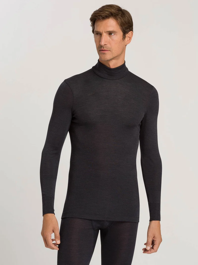 Rollkragen-Shirt WOOLEN SILK
